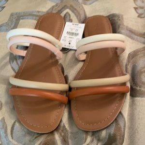 J.Crew strapped neutral flat sandal